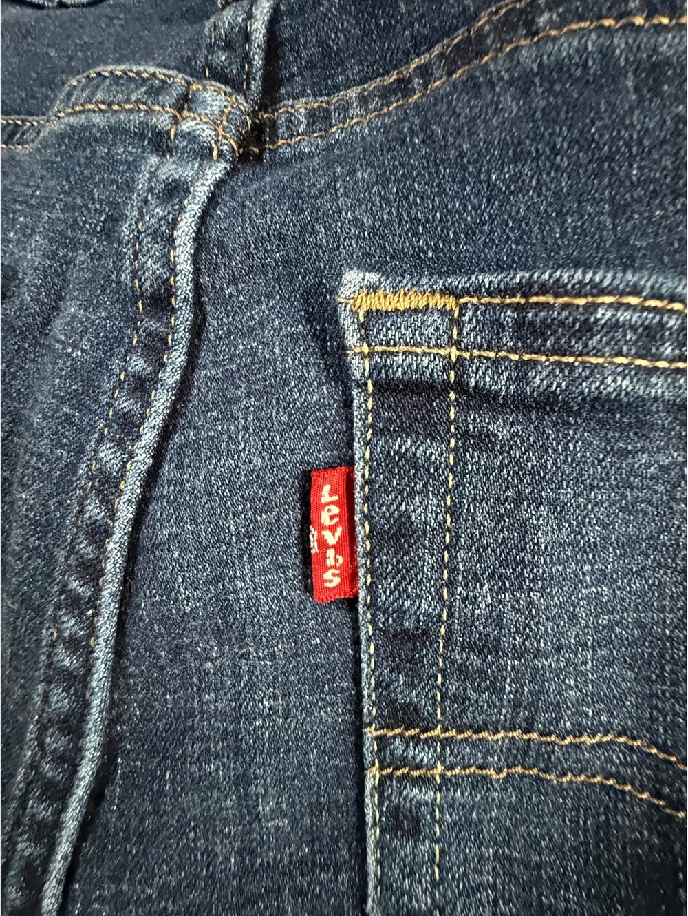 Levi's 725 High Rise Bootcut Jeans Size 30 Blue Denim